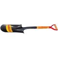Seymour Midwest Drain Spade Shovel 14 in Head W/ Rear Rolled Step  30 in Hardwood Handle 49137